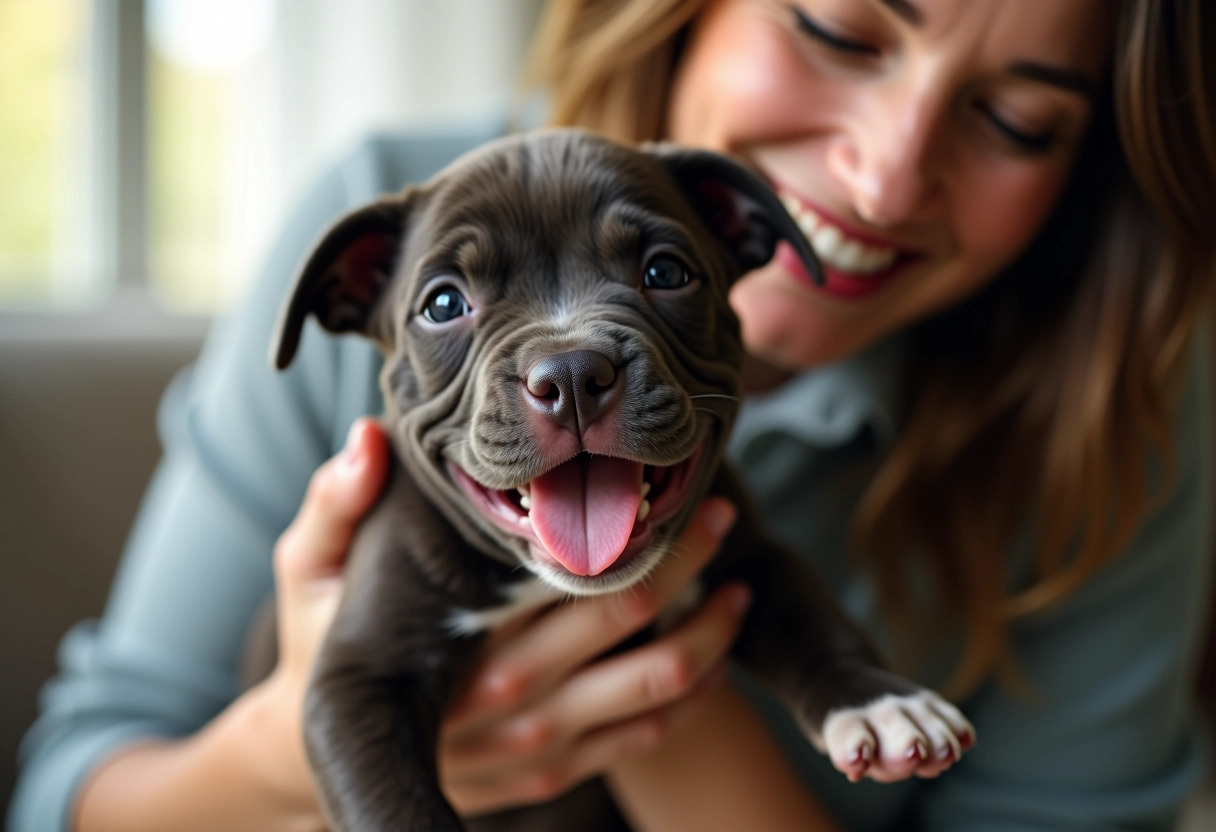 staffy chiot