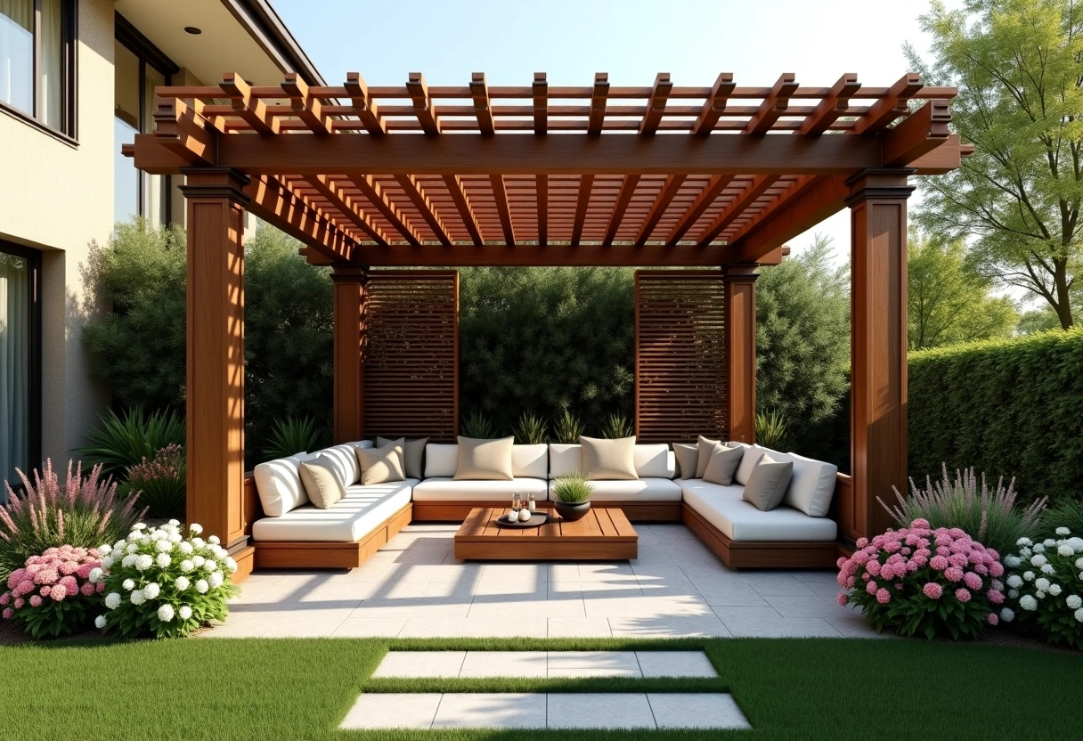 pergola bois