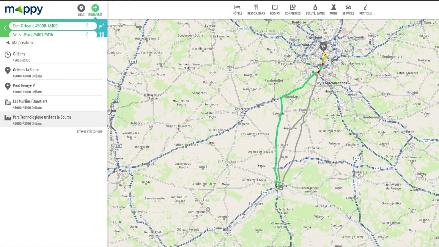 Comment faire un itinéraire sur Mappy ? - C mon web