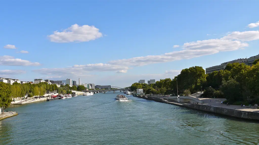 Le bord de Seine à Paris