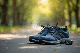 Chaussures de marche confortables avec compteur de pas