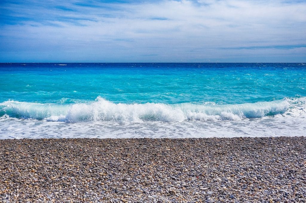 la mer à Nice